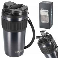 KUBEK TERMICZNY ZE SŁOMKĄ I USTNIKIEM NA KAWĘ HERBATĘ DO SAMOCHODU 630