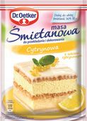 DR OETKER MASA ŚMIETANOWA DO CIAST CYTRYNOWA 70G