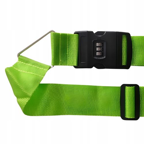 PAS DO WALIZKI ZABEZPIECZAJĄCY SPINAJĄCY BAGAŻ PODWÓJNY Z SZYFREM LIMONKOWY na Arena.pl