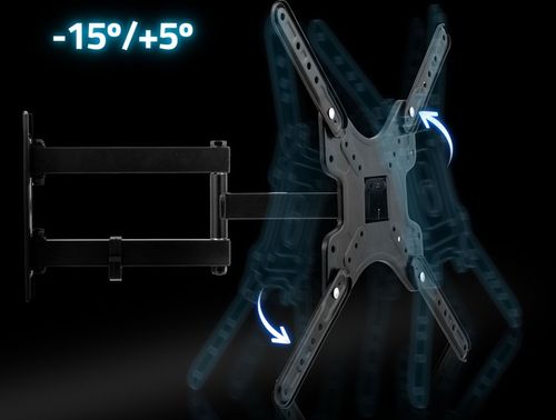 OBROTOWY UCHWYT DO TELEWIZORA ŚCIENNY Wieszak TV UNIWERSALNY 17-56 na Arena.pl