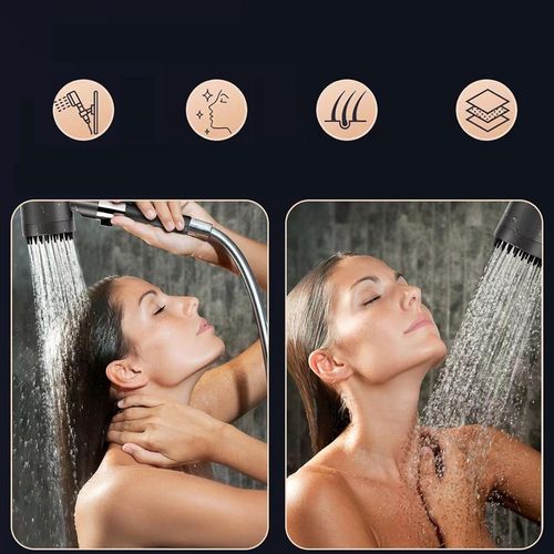 SŁUCHAWKA GŁOWICA PRYSZNICOWA OSZCZĘDNA Z FILTREM Z FUNKCJĄ MASAŻU 4 TRYBY na Arena.pl