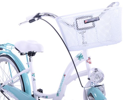 Rower Kozbike Junior 24 biało-morski na Arena.pl