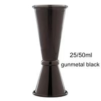 SHAKER Do Drinków i Koktajli -  Stalowy - DRINK BAR 25x50ml Czarny