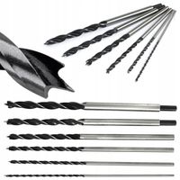 WIERTŁA DO DREWNA DŁUGIE 300MM ZESTAW 6SZT. 6-14MM