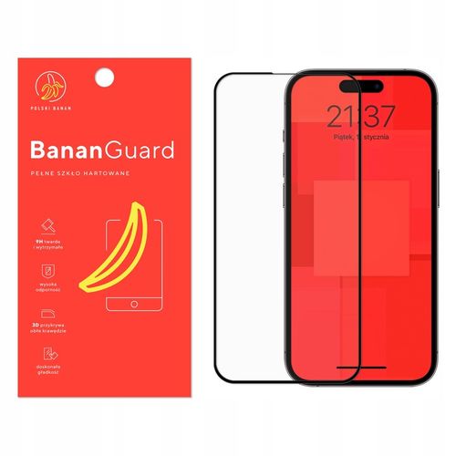 Szkło hartowane 5D BananGuard pełne do Apple iPhone 14 Pro na Arena.pl