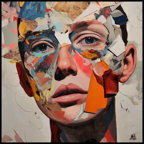 Plakat 90x90cm Podział Samego Siebie na Arena.pl