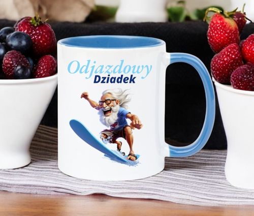 KUBEK Z NADRUKIEM ŚMIESZNY PREZENT DZIEŃ DZIADKA URODZINY IMIENINY DZIADEK na Arena.pl