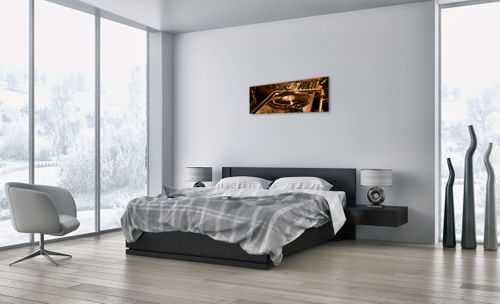 Obraz Na Płótnie - Studio Nagrań  - 90X30 Cm - Ab90X30-0505 na Arena.pl
