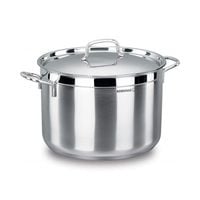 GARNEK + POKRYWKA STALOWY 18/10 KORKMAZ ALFA 8,5 L 26 CM