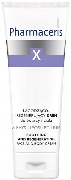 Pharmaceris X X-Rays Liposubtilium Łagodząco-Reg.Krem do twarzy i ciała75ml zdjęcie 1