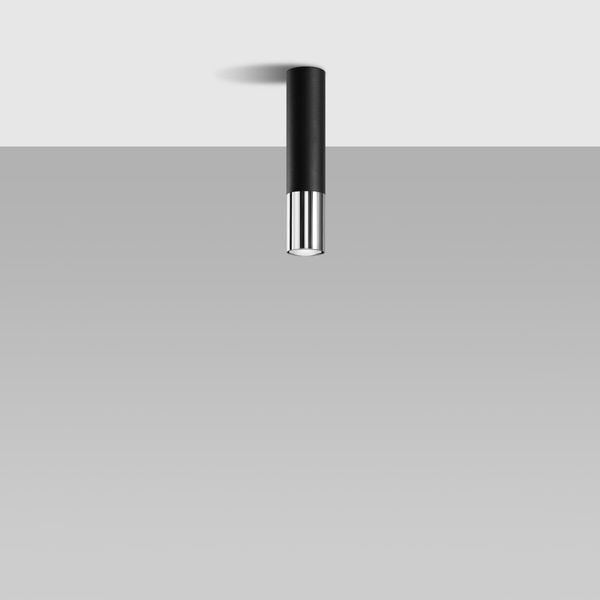 Plafon LOOPEZ czarny/chrom zdjęcie 2