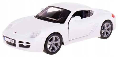 PORSCHE CAYMAN S MODEL METEL BBURAGO 1:32 BIAŁY na Arena.pl