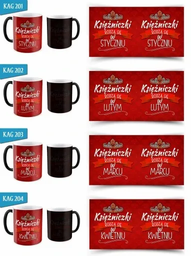 KUBEK magiczny URODZINY KSIĘŻNICZKI RODZĄ SIĘ zdjęcie 3