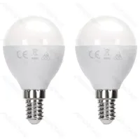 2 x Żarówka LED 11W 1060lm G45 E14 zimna do biura energooszczędna