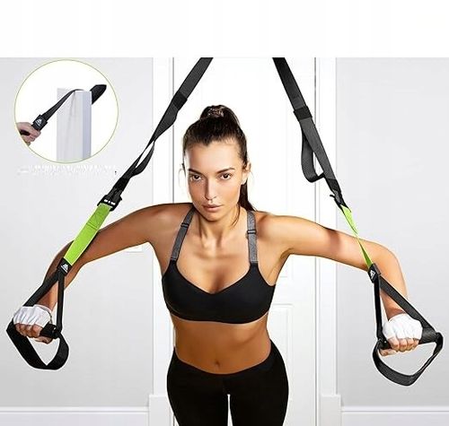 ZESTAW DO TRENINGU KALISTENIKI GUMY PASKI DO POMPEK DIPÓW PODCIĄGANIA 300kg na Arena.pl