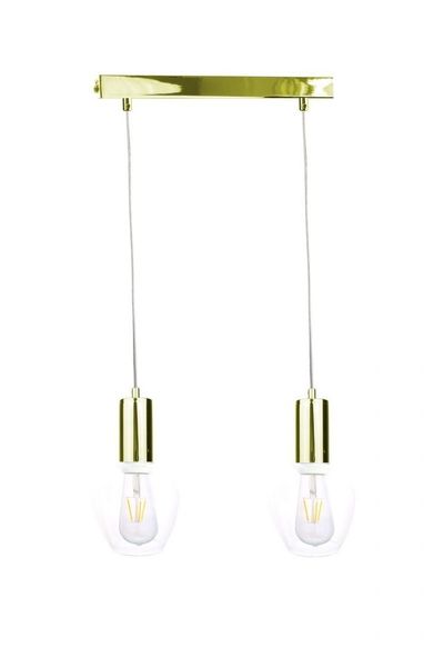 Lampa wisząca 2xE27 VERRE GOLD zdjęcie 1