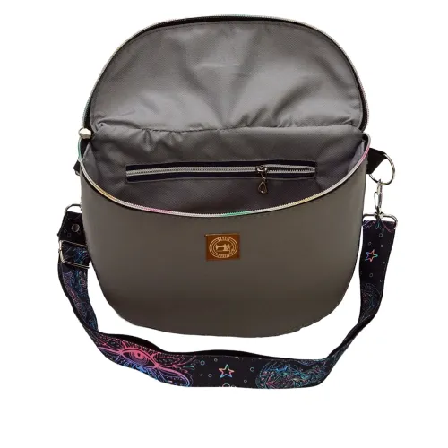 Torebka i Nerka 2w1 - Szara i Wzór Indyjski na Arena.pl