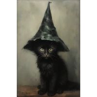 Plakat Vintage z Motywami Halloween 20×30 cm kolor 4 – 30×42 cm Bez ramy