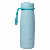 B.box Lagoon Butelka Termiczna na Napoje 690 ml Niebieska Ze Słomką