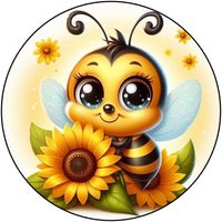 Opłatek na tort Pszczoła Osa Maja Gucio Pszczółki