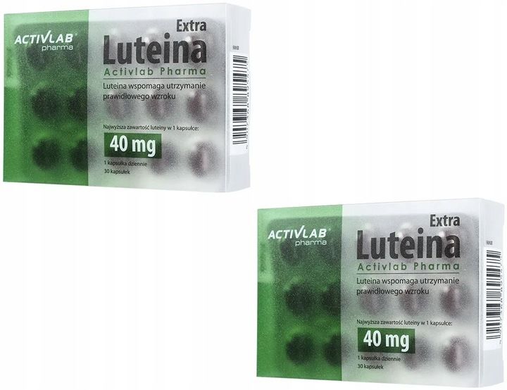 Activlab Luteina Extra 40mg Zdrowy Wzrok 30 kaps zdjęcie 1