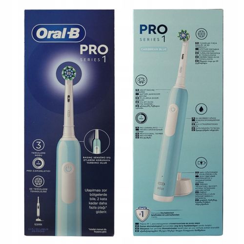 Szczoteczka Oral-B PRO 1 Niebieska na Arena.pl