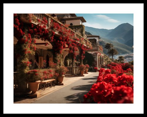 Plakat 40x30cm Czerwona Idylla na Arena.pl