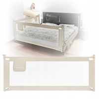 PRIMABOBO Barierka ochronna do łóżka CLASSIC 160cm dla dzieci WYSOKA