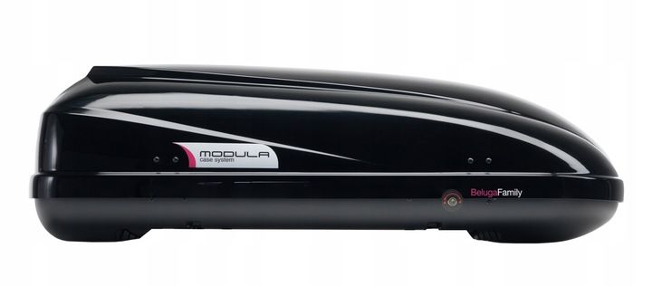 BOX DACHOWY BAGAŻNIK MODULA BELUGA 460L MOCS0328 CZARNY POŁYSK zdjęcie 2