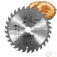 PIŁA TARCZA WIDIOWA DO CIĘCIA DREWNA 160x20 30 ZĘBÓW VERKE V44020