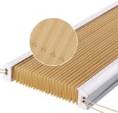 Roleta Plisowana Beżowa 105x130 Bez Wiercenia Easyfix Plisa Okienna