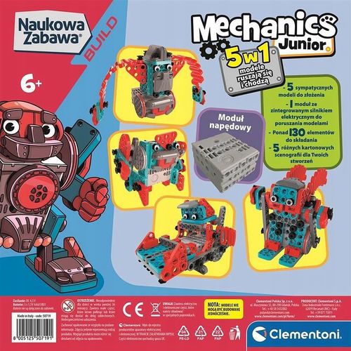MECHANIKA JUNIOR - ROBOT DLA DZIECI CLEMENTONI na Arena.pl
