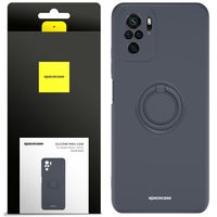 ETUI SILIKONOWE SPACECASE RING CASE OBUDOWA DO REDMI NOTE 10 / 10S + SZKŁO