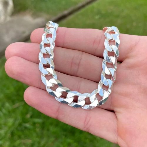 Srebrna Bransoletka Pancerka pr. 925 SREBRO Męska Diamentowana 6mm + GRATIS na Arena.pl