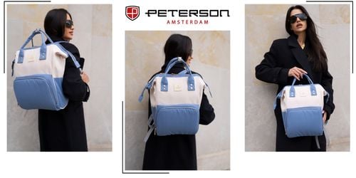 plecak materiałowy ptn jmb-01-6772 cream blue na Arena.pl