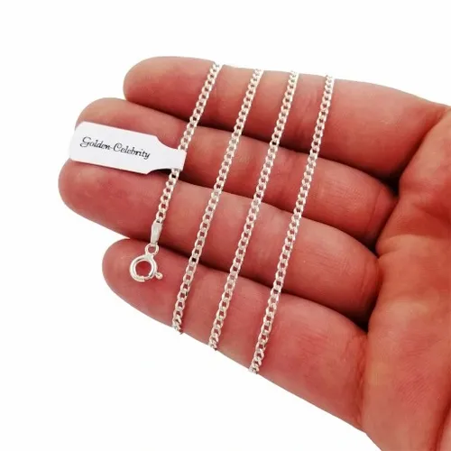 SREBRNY NASZYJNIK PANCERKA 60 cm/2 mm PRÓBA 925 BIŻUTERIA DLA NIEGO FACETA na Arena.pl