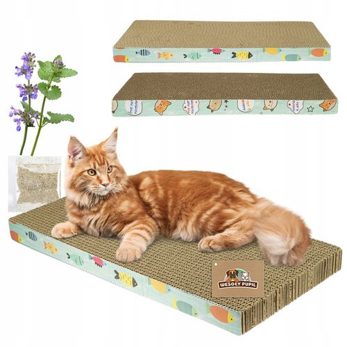 TEKTUROWY DRAPAK dla kota z tektury KOCIMIĘTKA KARTONOWY ekologiczny CATNIP na Arena.pl