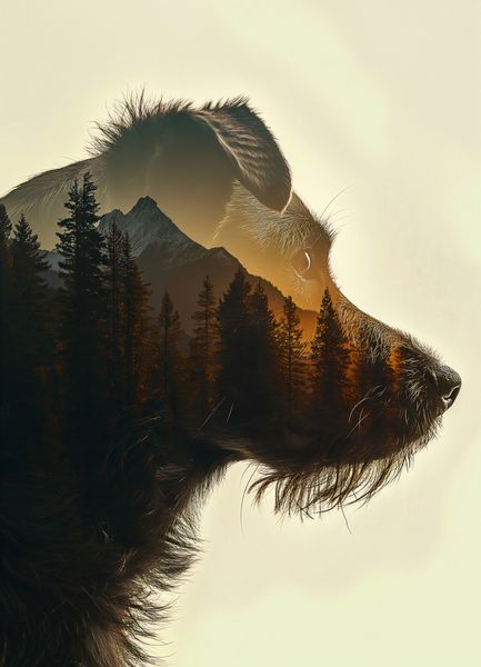 Plakat 13x18cm Psi Duch Lasu zdjęcie 1