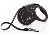 Smycz automatyczna dla psa z blokadą Flexi New Classic taśma M 5m czarna