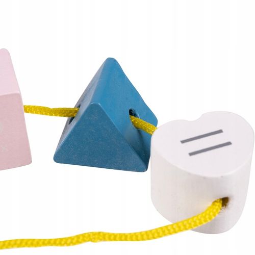 Sorter Kostka Edukacyjna Elastyczna Drewniana Sensoryczna Klocki dla Dzieci na Arena.pl