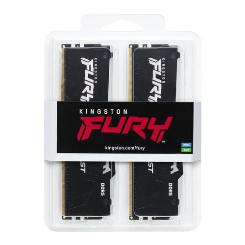 Pamięć DDR5 Kingston FURY Beast RGB 32GB (2x16GB) 5200MHz CL40 1,25V Black na Arena.pl