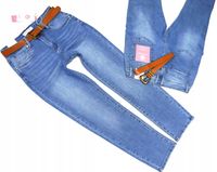 M.SARA SPODNIE JEANSY MOM FIT LUŹNIEJSZE NOGAWKI WYSOKI STAN VINTAGE