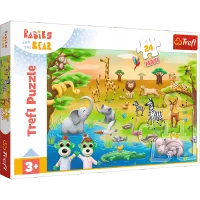 ND01_246935 PUZZLE MAXI 24 Safari Bobaski /KAZSTU