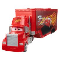 2 x Disney Cars Transporter ciężarówka 2w1 Mattel Mobile Tune-Up Mack Plays