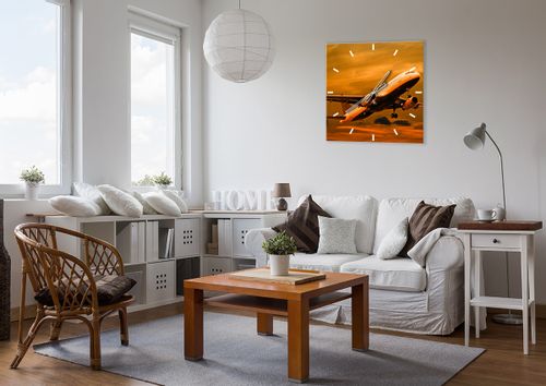 Zegar Ścienny - Samolot Start - 60X60 Cm - C3Ac60X60-0368 na Arena.pl