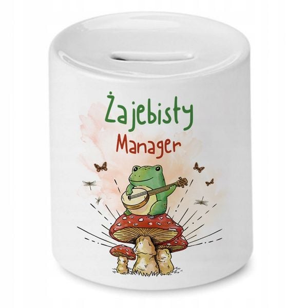 Skarbonka Dla Menagera Na Urodziny Prezent Z Nadrukiem Ze Zdjęciem zdjęcie 1