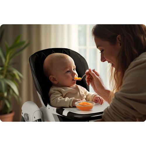 Krzesełko do karmienia Nukido Elite czarne na Arena.pl