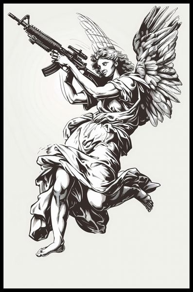 Plakat 53x81cm Anioł Wojny zdjęcie 2