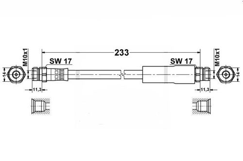 Seat Leon 2 - Zestaw Przewodów Hamulcowych Teflonowych W Oplocie Stalowym na Arena.pl