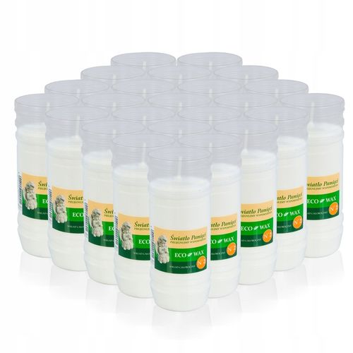 ZNICZE PARAFINOWE WKŁADY 2,5 dnia ECO Light 20 szt na Arena.pl